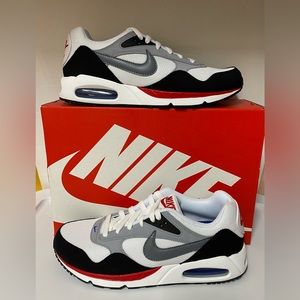 NIKE AIR MAX CORRELATE WHITE  Cool Black  RED GREY MEN'S SIZE US  9.5 C…